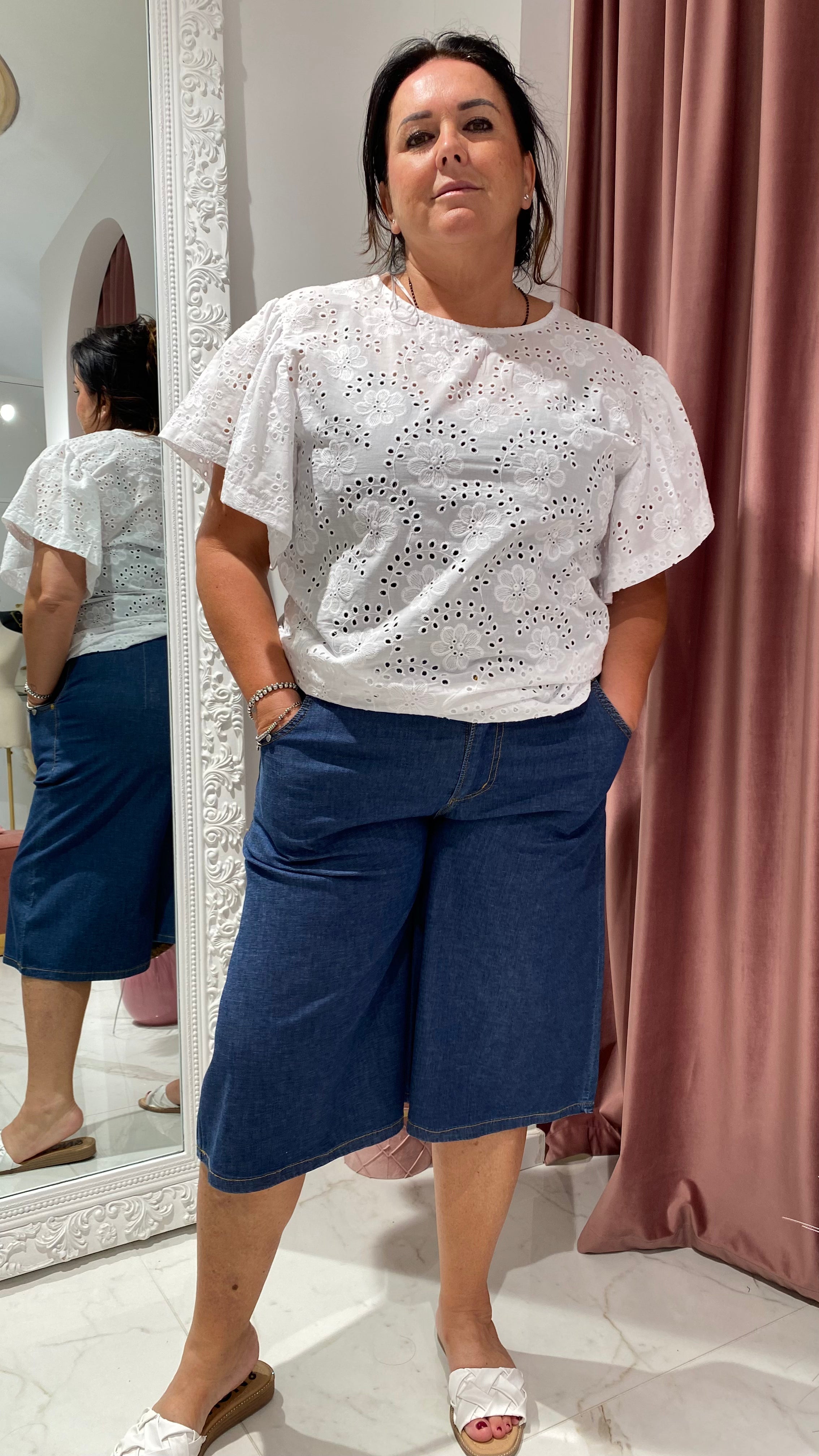 BERMUDA CURVY DENIM