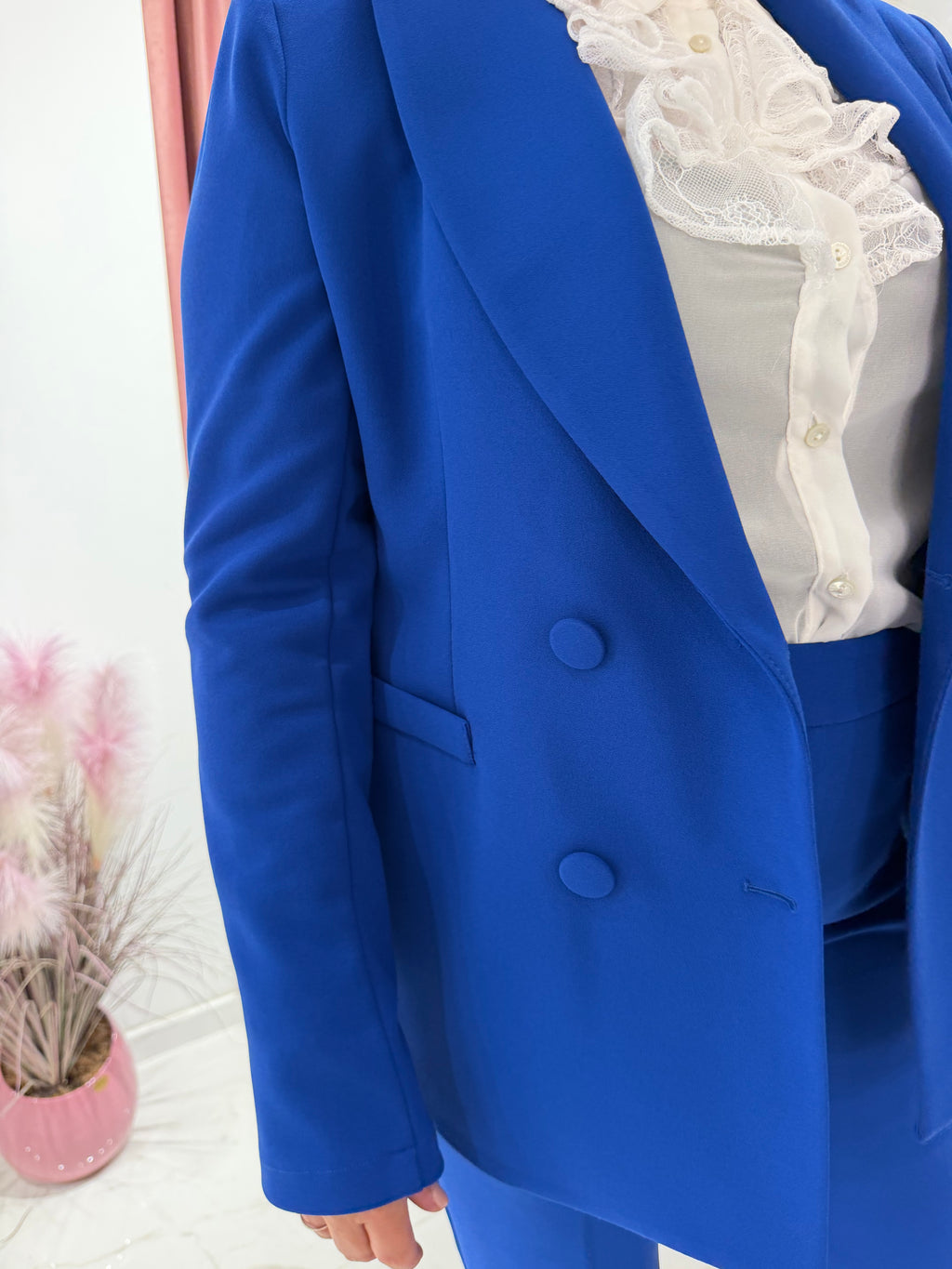 COMPLETO BLU ELETTRICO RINASCIMENTO CURVY