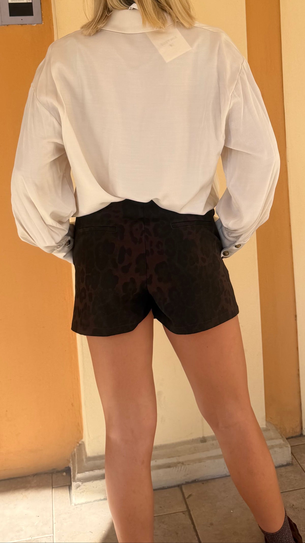 GONNA PANTALONCINO MACULATA