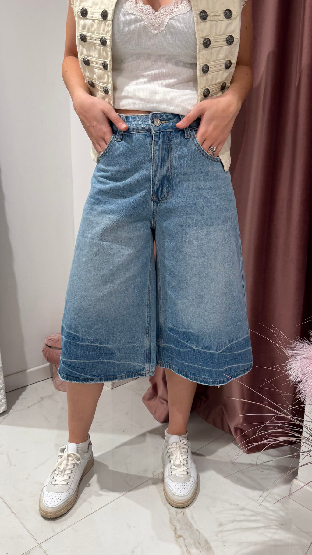 JEANS BERMUDA