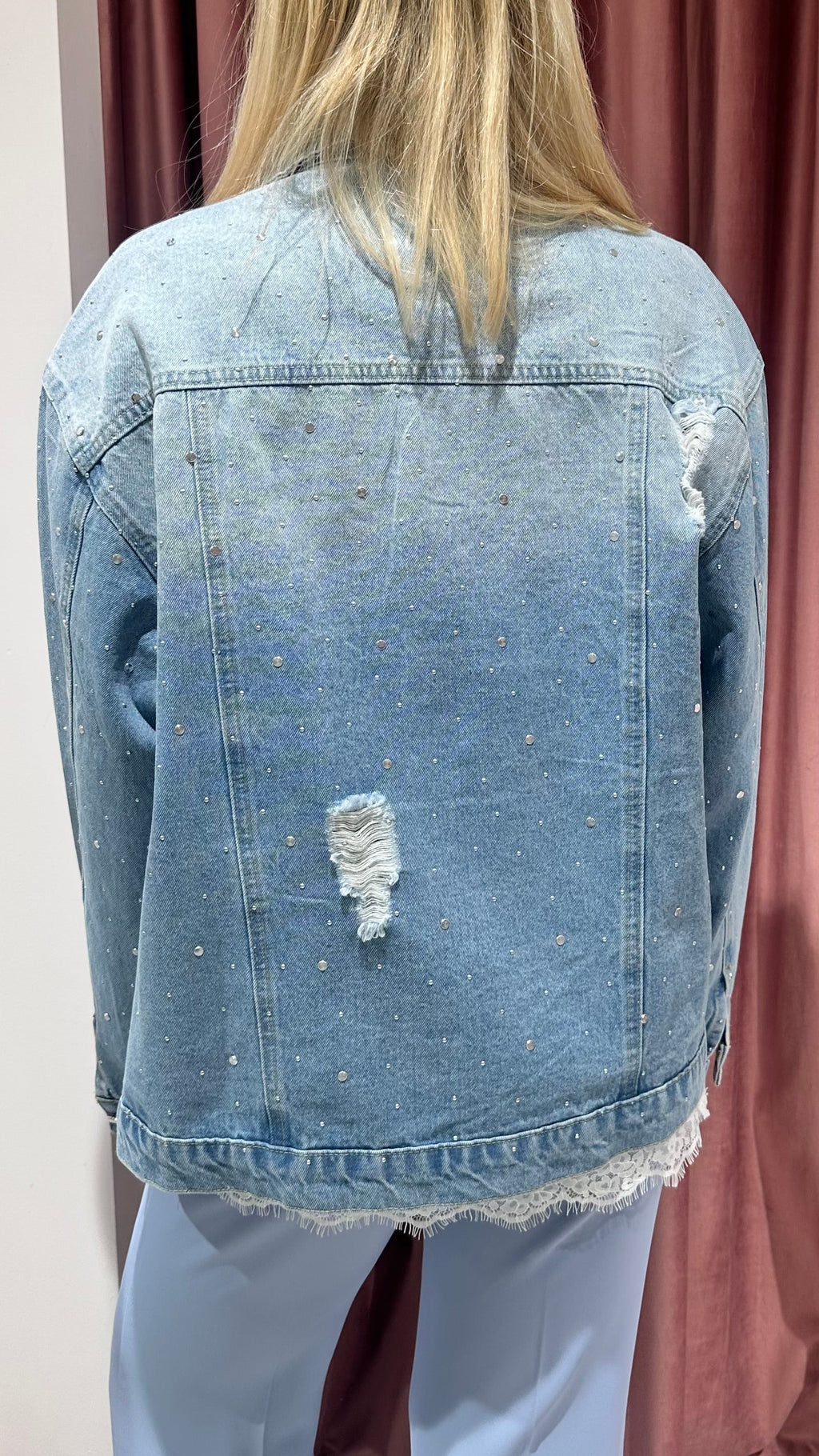GIACCA JEANS CON BORCHIETTE SUSY MIX