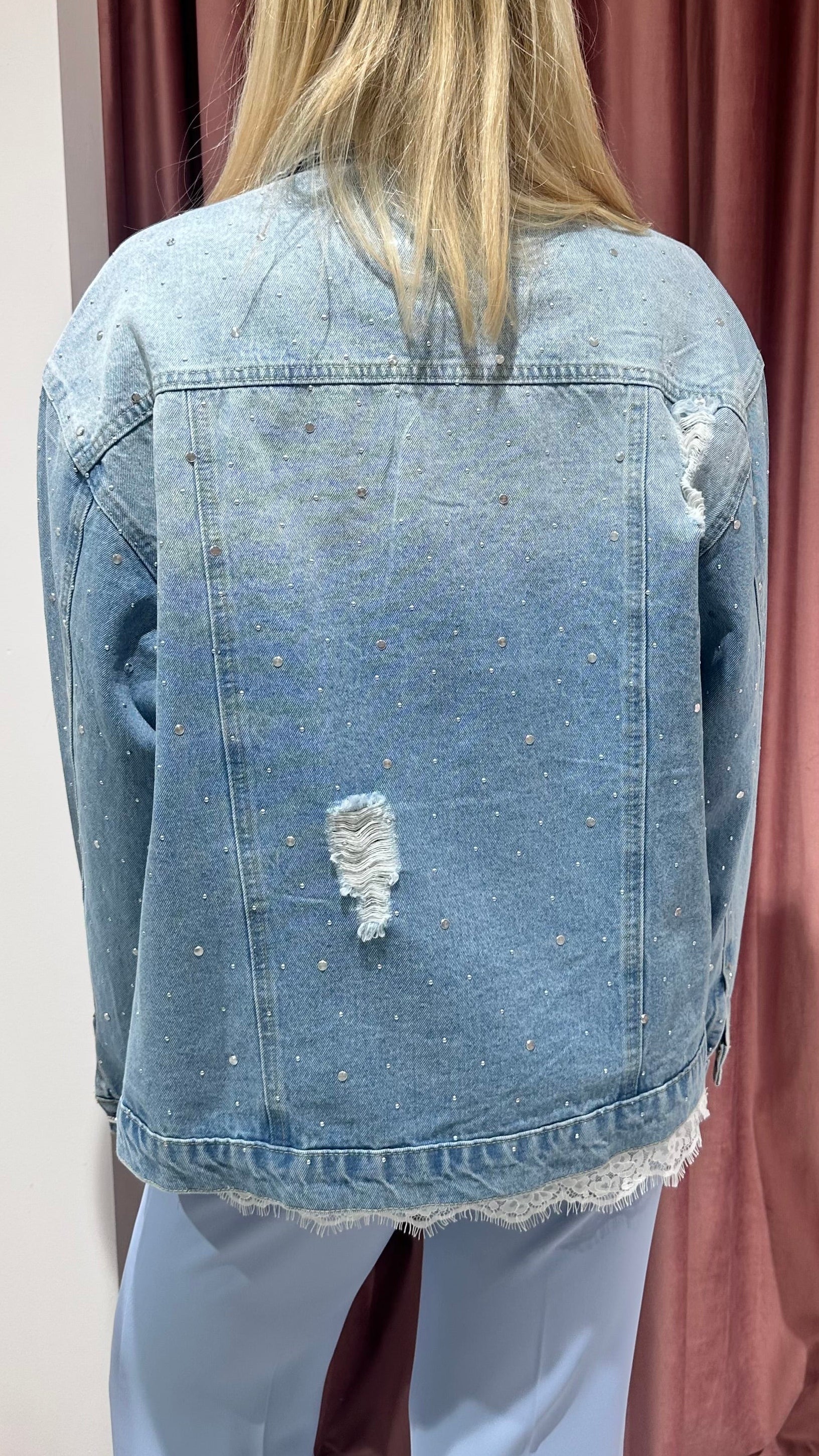 GIACCA JEANS CON BORCHIETTE SUSY MIX
