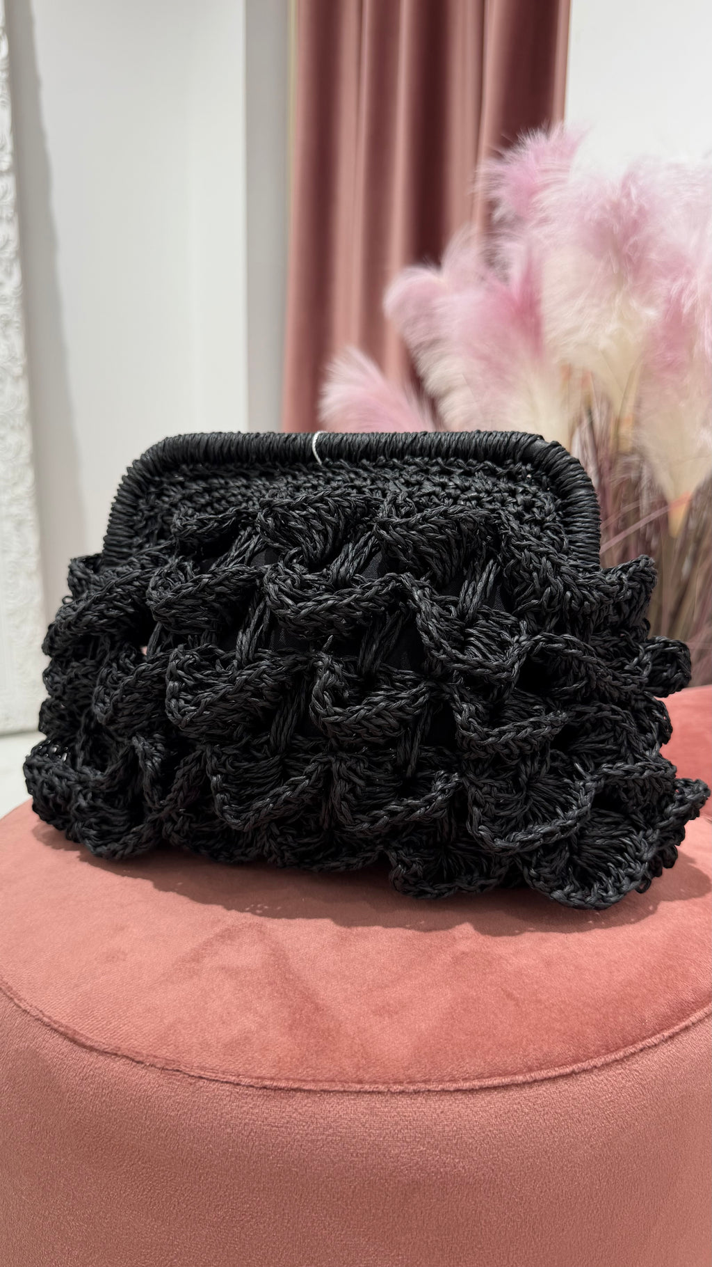 POCHETTE RAFFIA