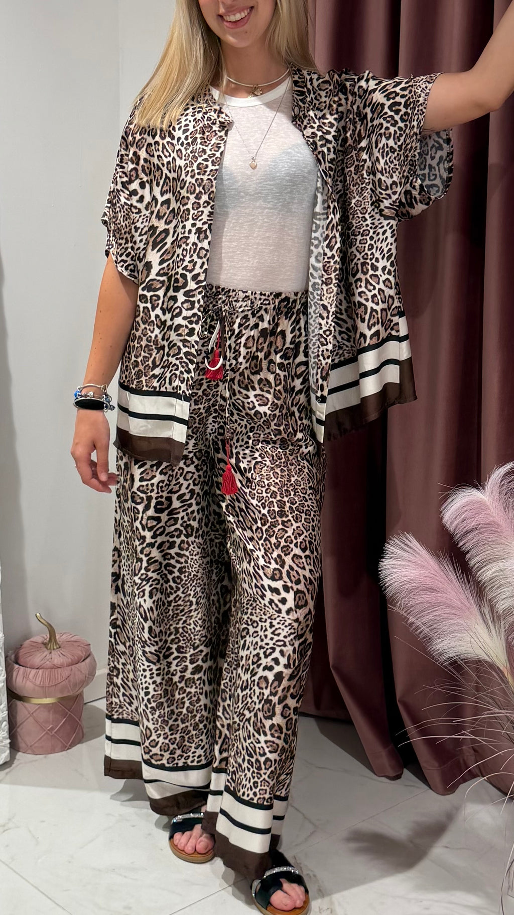 PANTALONE LEOPARDATO