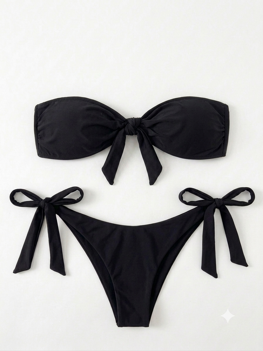 BIKINI NERO NODO MATINÉE